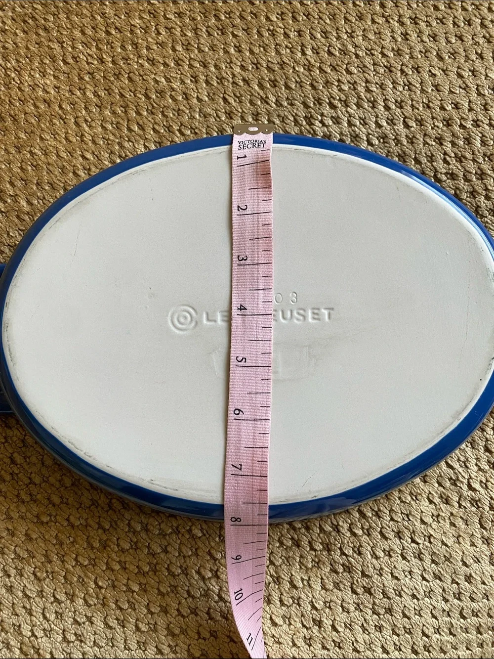 ☀️ Le Creuset Blue Ceramic Oval Baking Dish